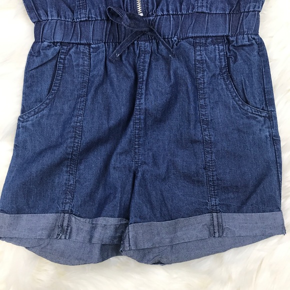 7ForAllMankind | Girl Denim Romper 100% Cotton - Picture 4 of 6
